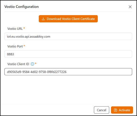 Activating the Vostio Plugin Activating the Vostio Plugin