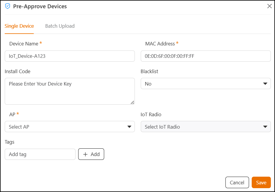 Pre-Approving IoT Devices