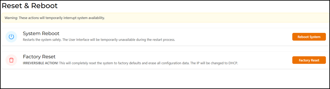 Rebooting RUCKUS IoT Controller