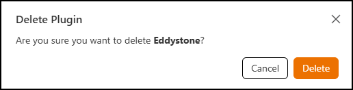 Deleting the Eddystone Plugin