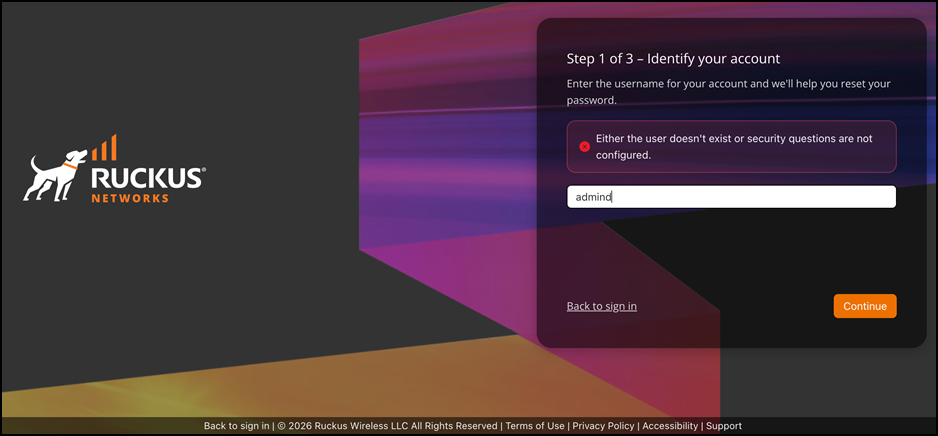 Identify Your Account - Step 1