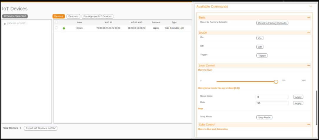IoT Devices Page