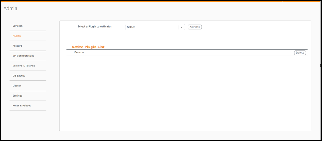 Deactivating the iBeacon Plugin