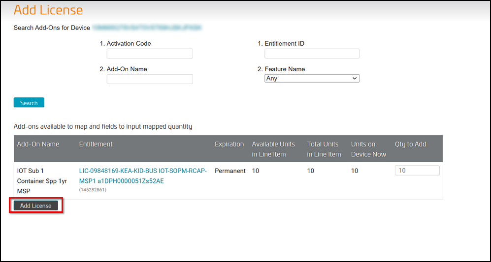 Adding License