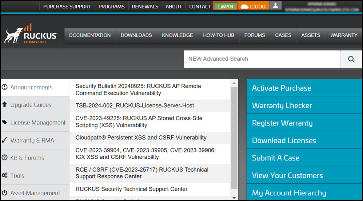 Accessing Smart License Manager (LiMAN)