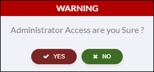 Warning Message When Adding a User