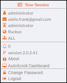 Your session Dialog Box