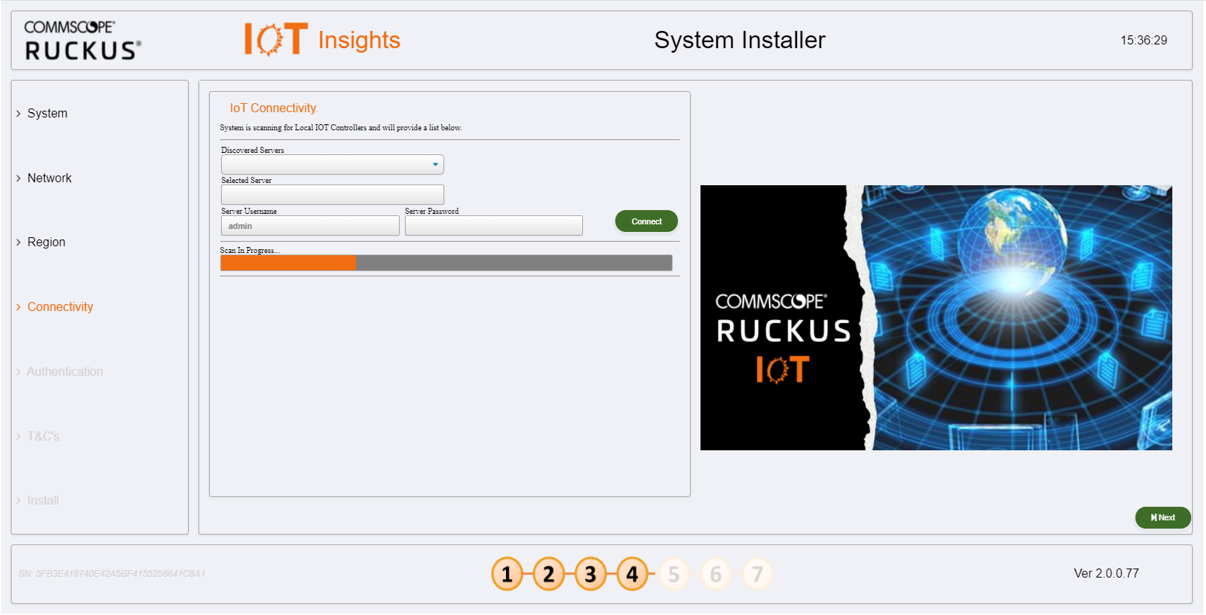 Scanning for the IoT Controller