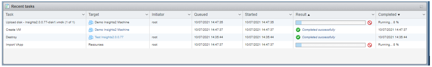 Viewing ESXI Upload Image
