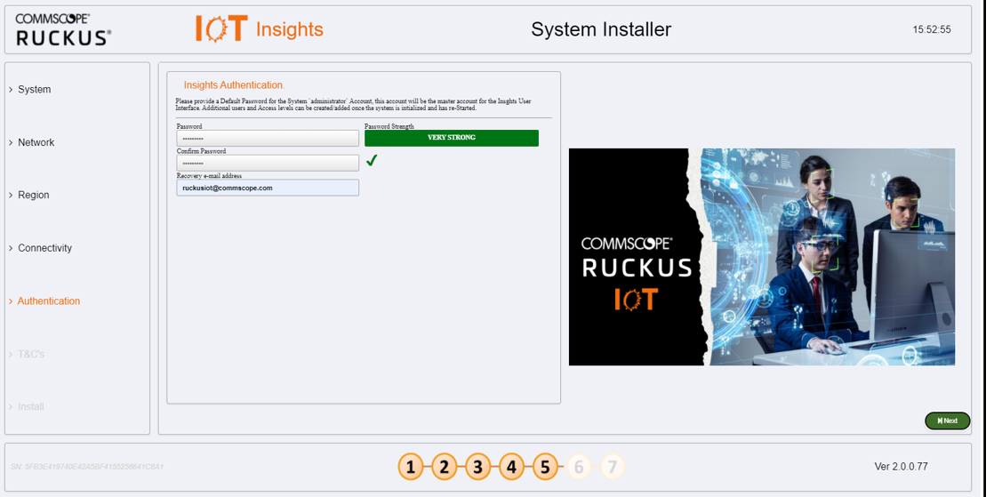 Configuring the Insights Authentication