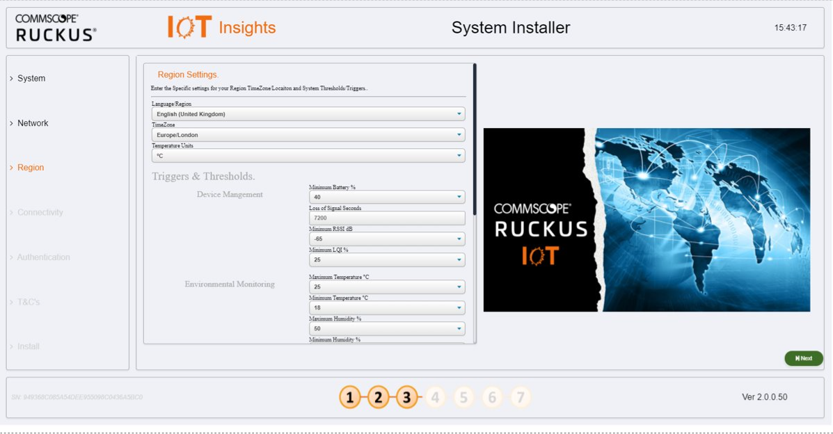 Configuring Region Settings