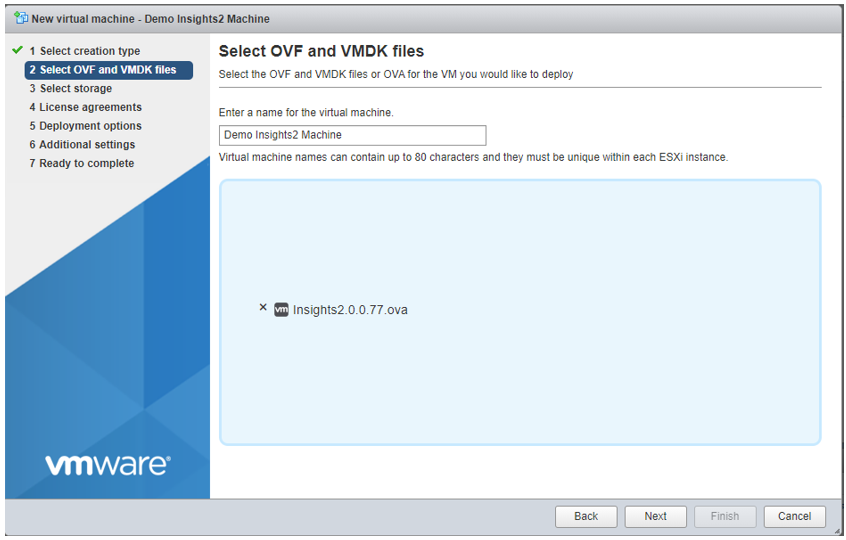 Importing OVA File