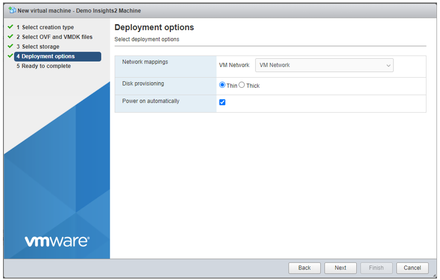 Viewing Deployment Options