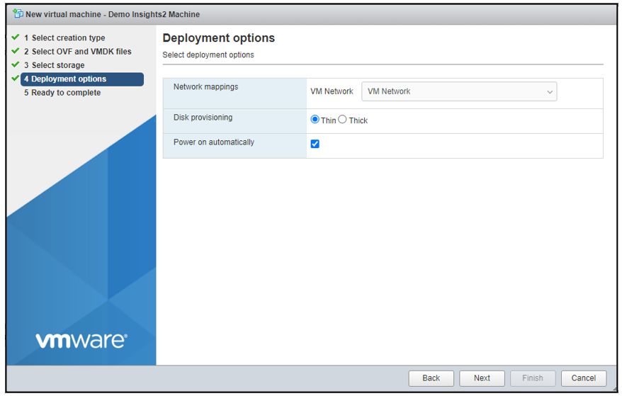 Viewing Deployment Options
