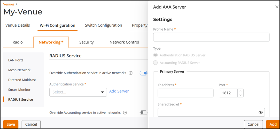 Enabling Override Authentication Service