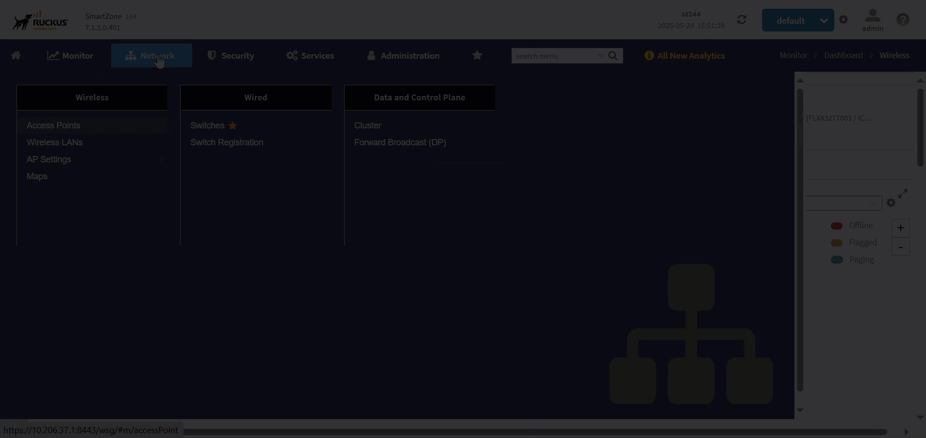 Viewing Port Settings Page