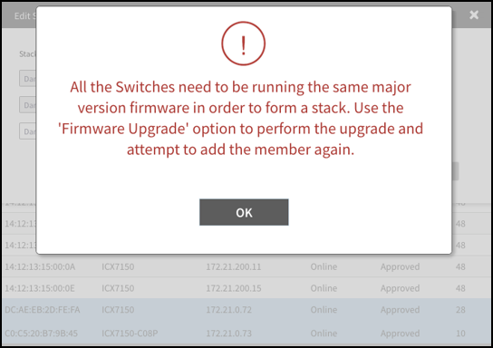 Displaying Error Messsage