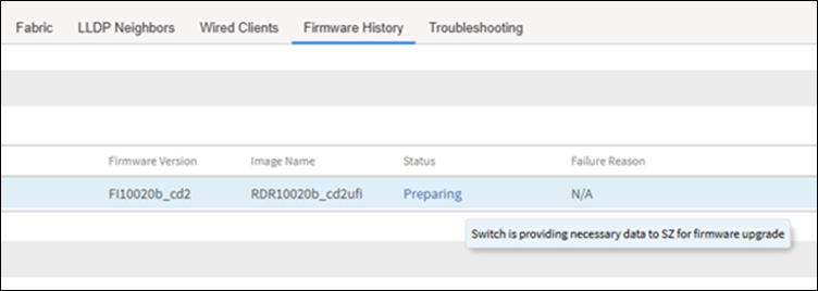 Preparing phase with tooltip