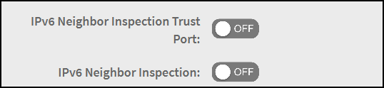 Port Settings - Neighbor Inspection