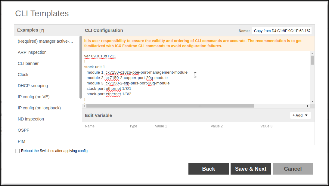 CLI Template