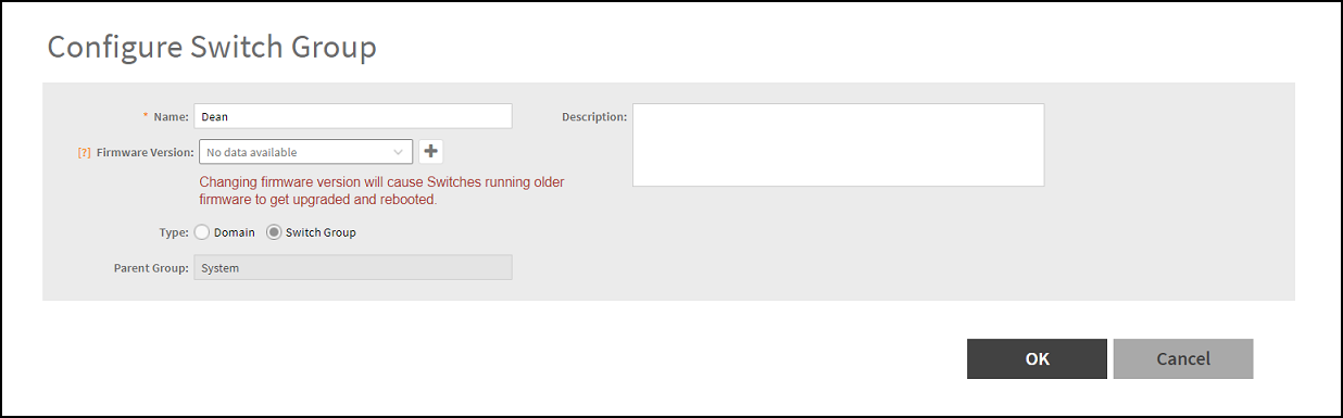 Configuring Switch Group