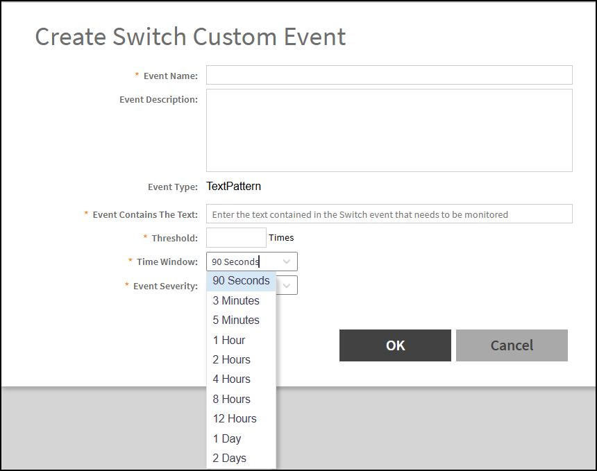 Creating Switch Custom Event