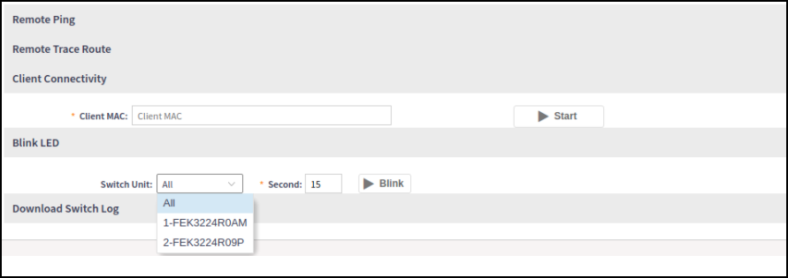 Applying Blink LED to Switch on Stack