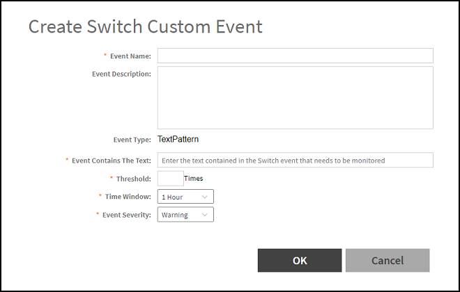 Creating Switch Custom Event