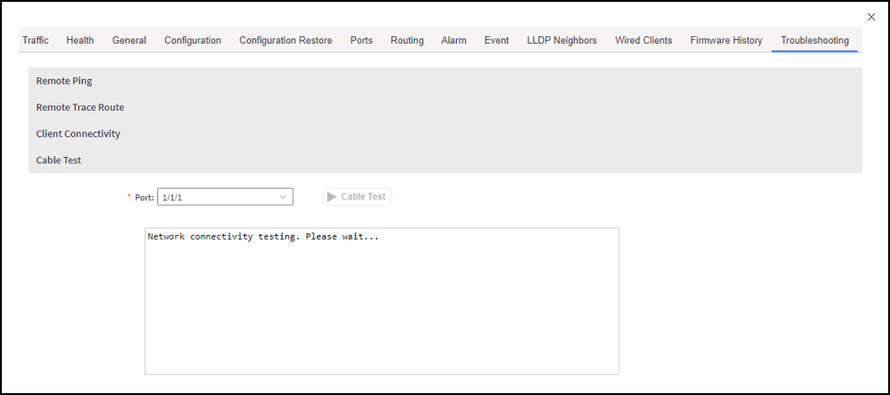 Testing Network Connectivity