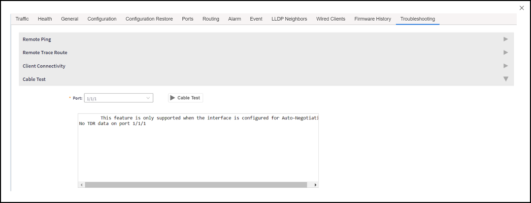 Displaying Error Message