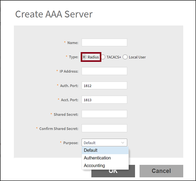 Creating AAA Server