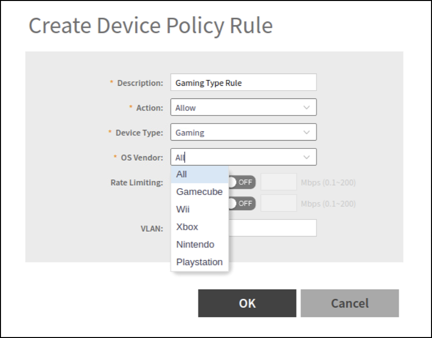 Creating a Device Policy Rule