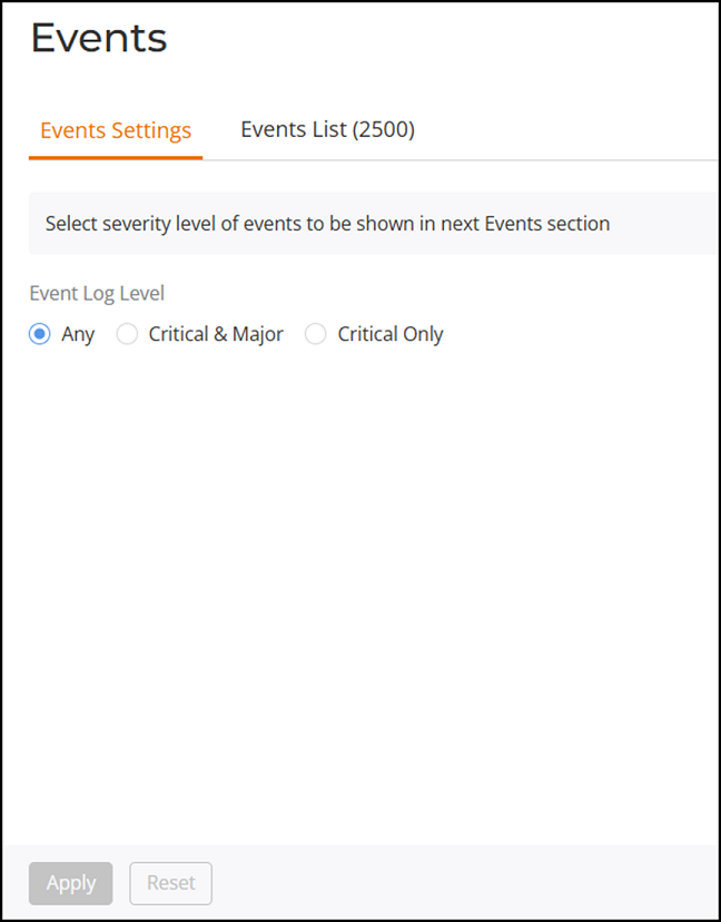 Viewing Events